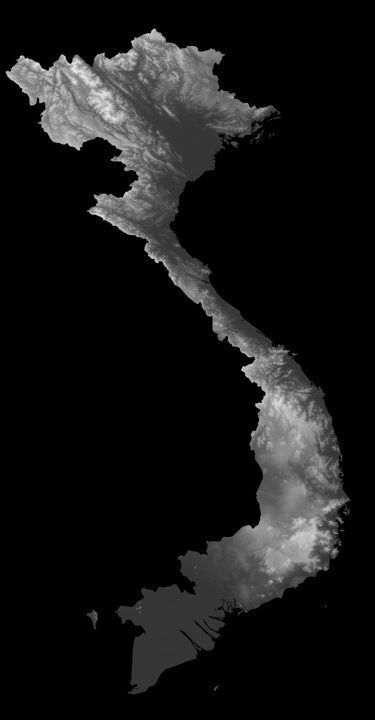 Highresolution heightmaps and geometry for Vietnam Texture_4