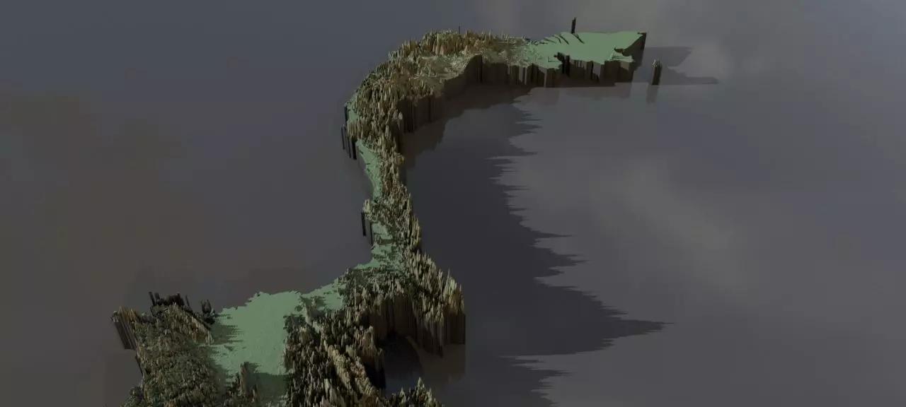 Highresolution heightmaps and geometry for Vietnam Texture_0