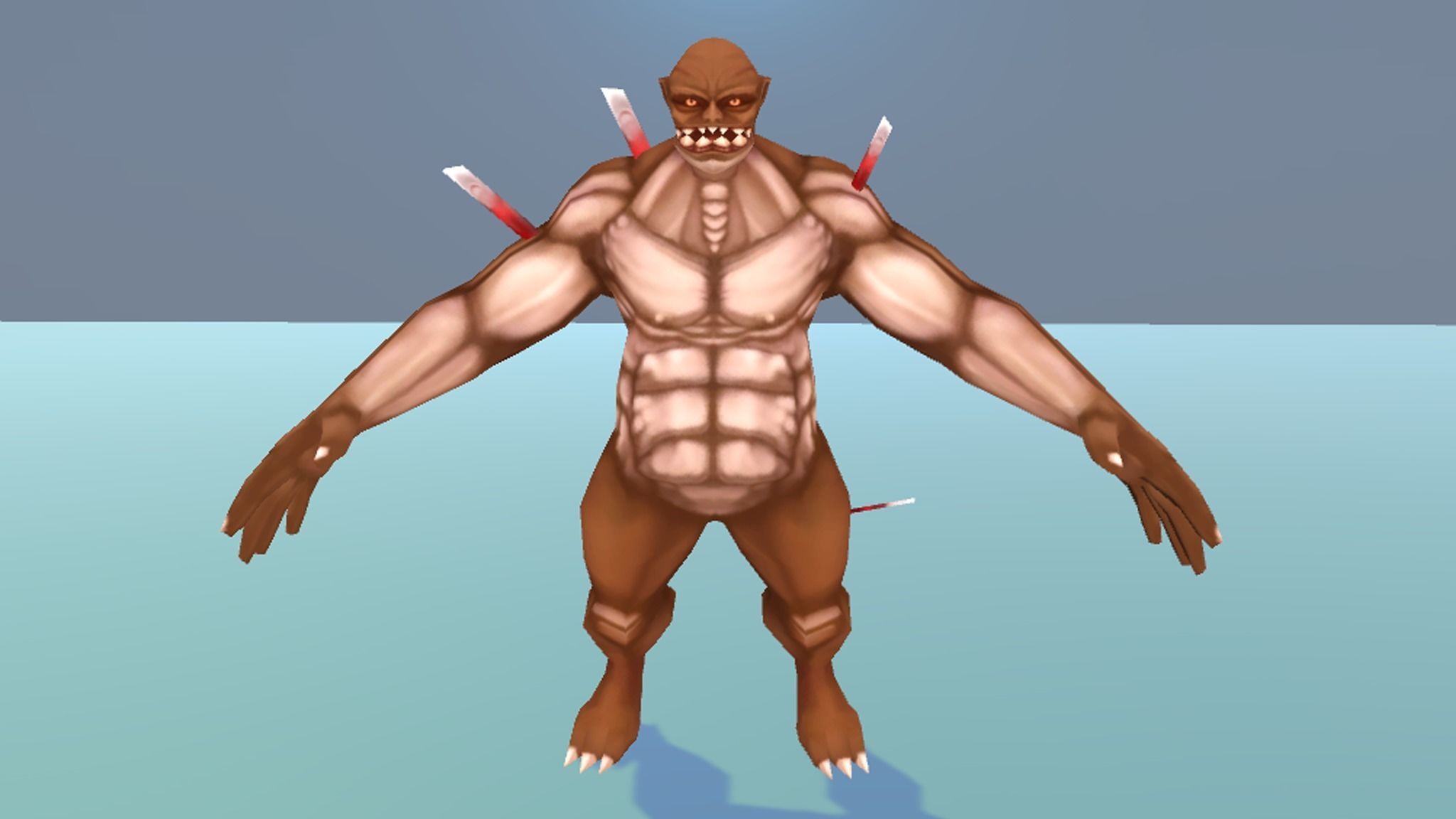 Demon slaughterers Low-poly 3D model_4