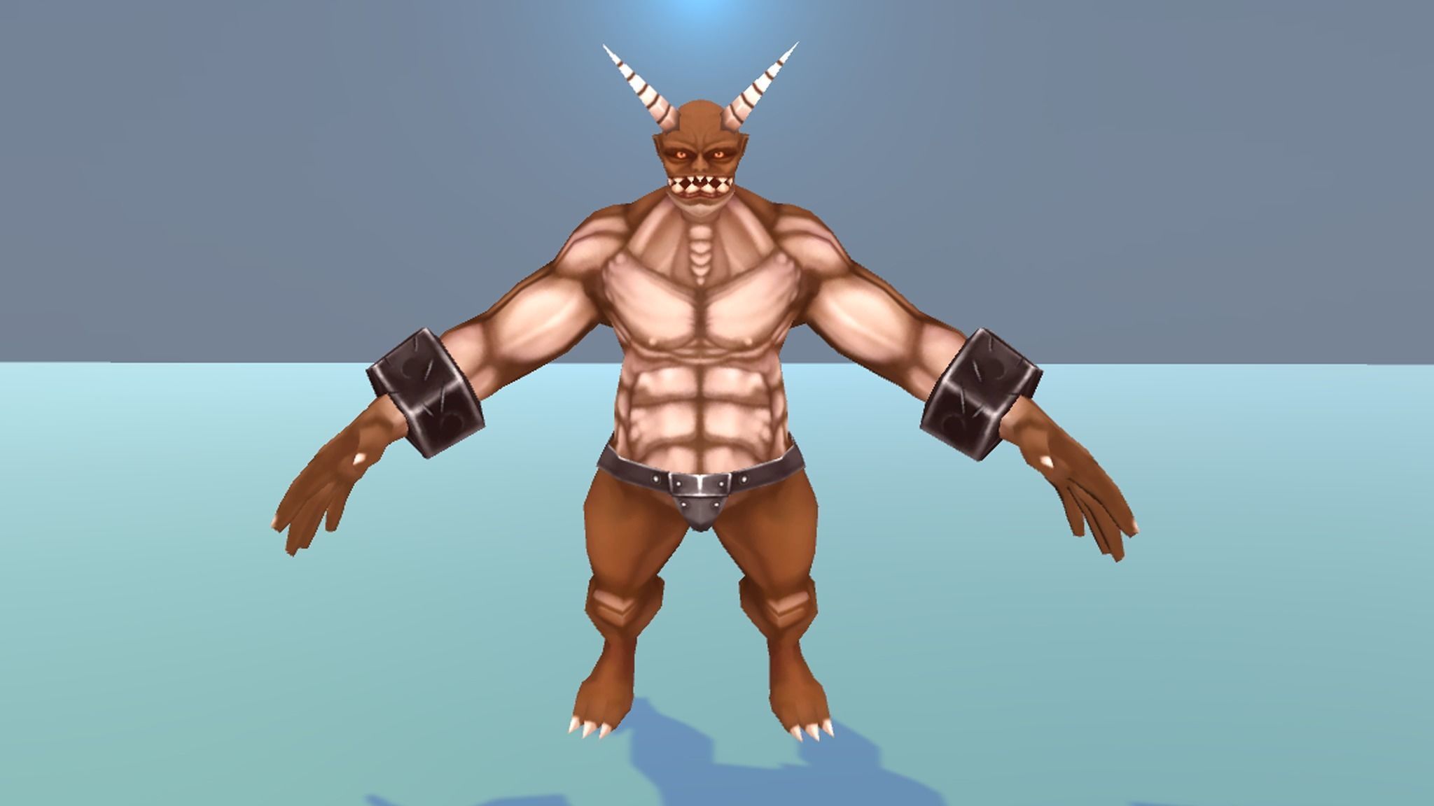 Demon slaughterers Low-poly 3D model_5