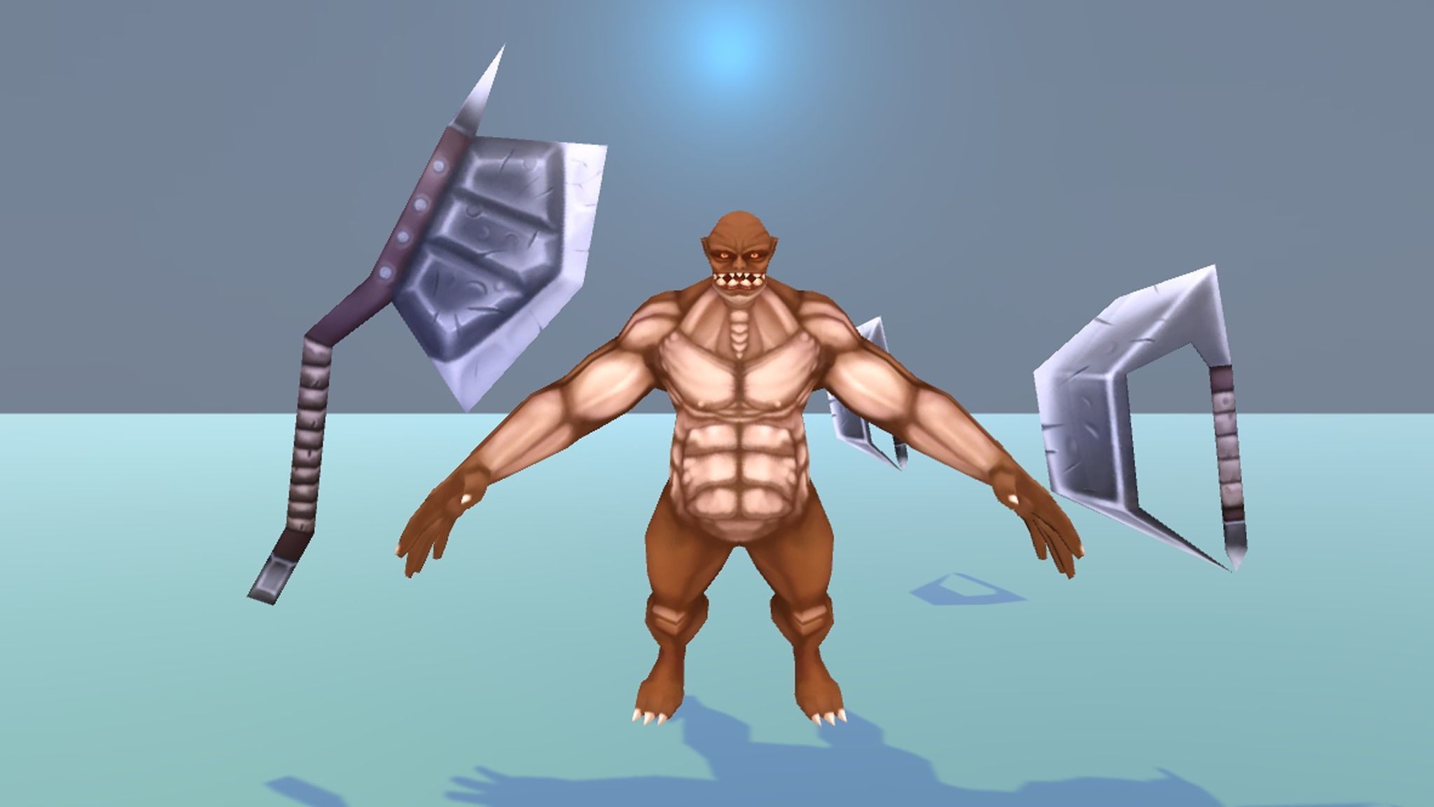 Demon slaughterers Low-poly 3D model_7