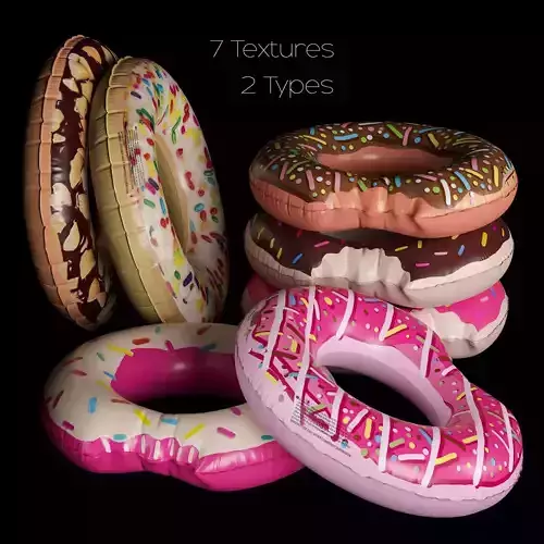 Inflatable Swimming Ring Donut Intex