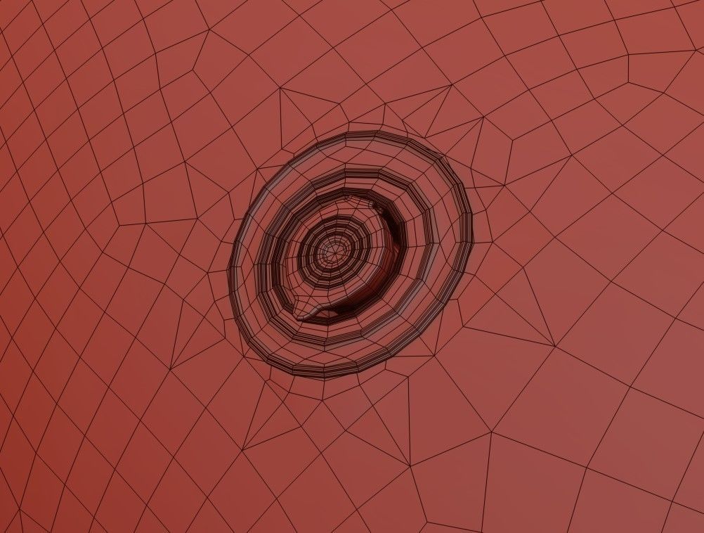 Inflatable Swimming Ring Donut Intex 3D model_4