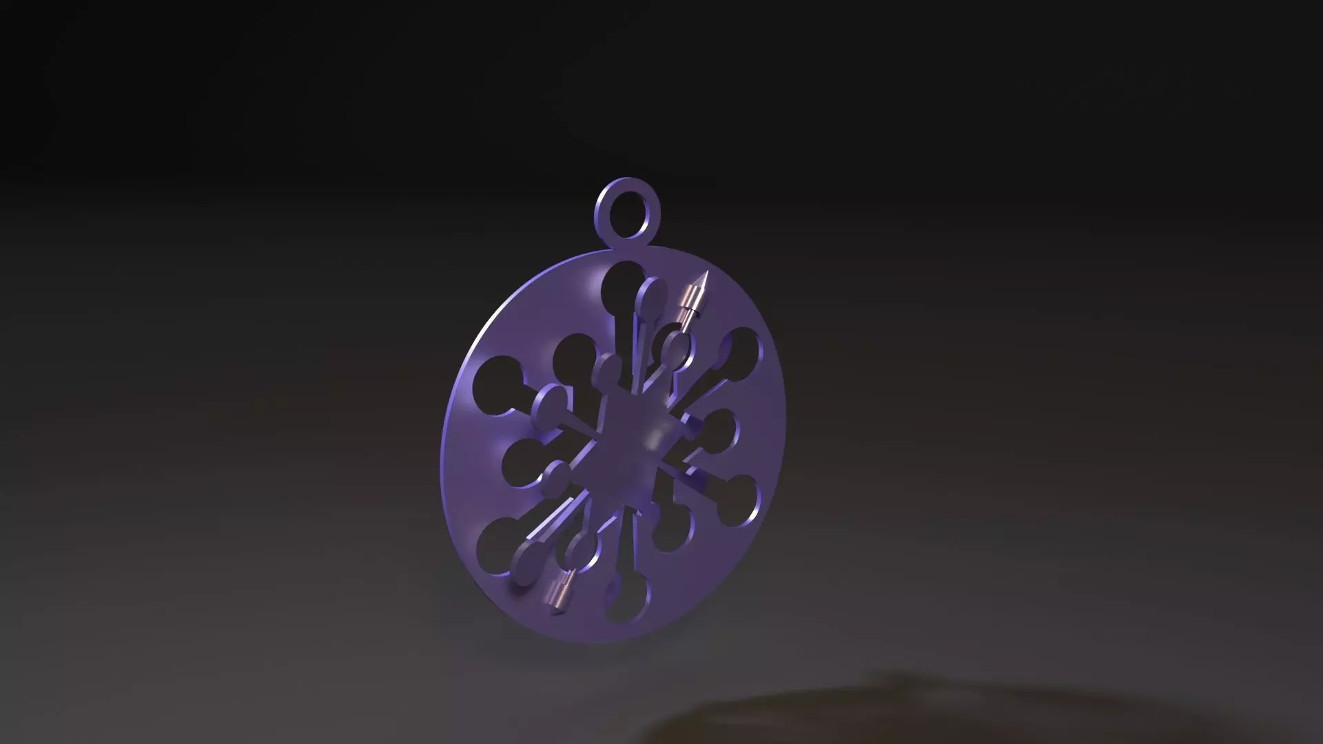 Christmas toy snowflake 3D print model_0