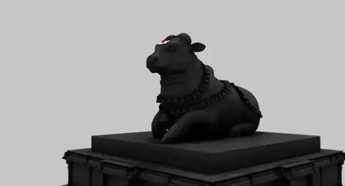 nandi statue 3d model 3D model