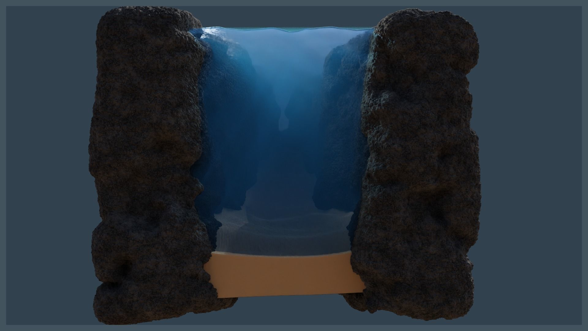 Ocean Trench Environment 3D model_12