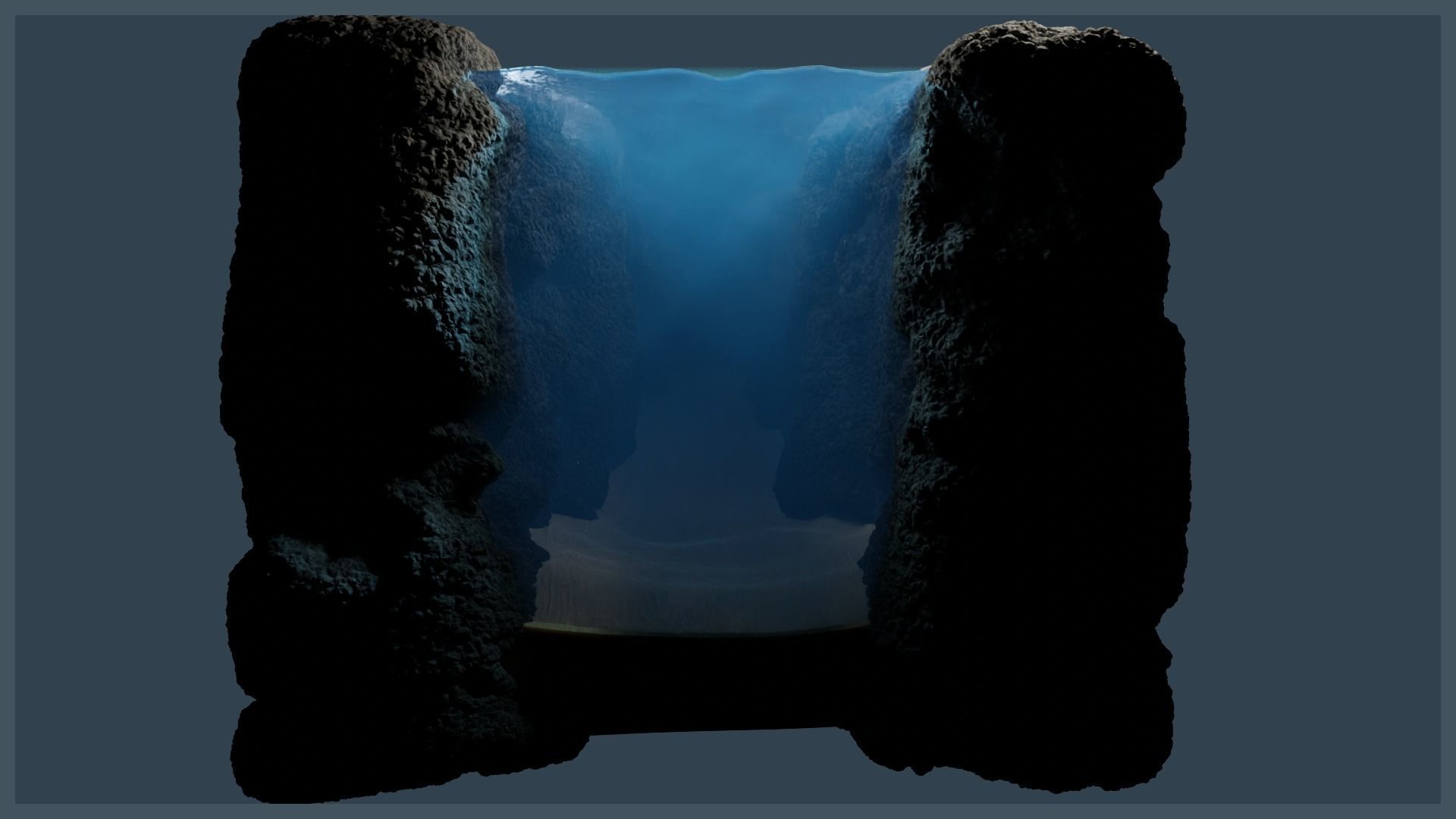 Ocean Trench Environment 3D model_14
