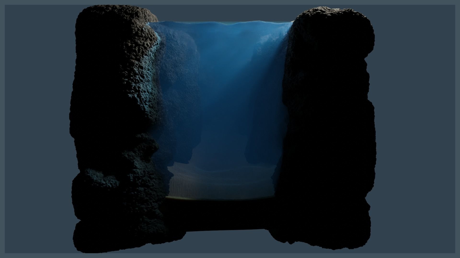 Ocean Trench Environment 3D model_15