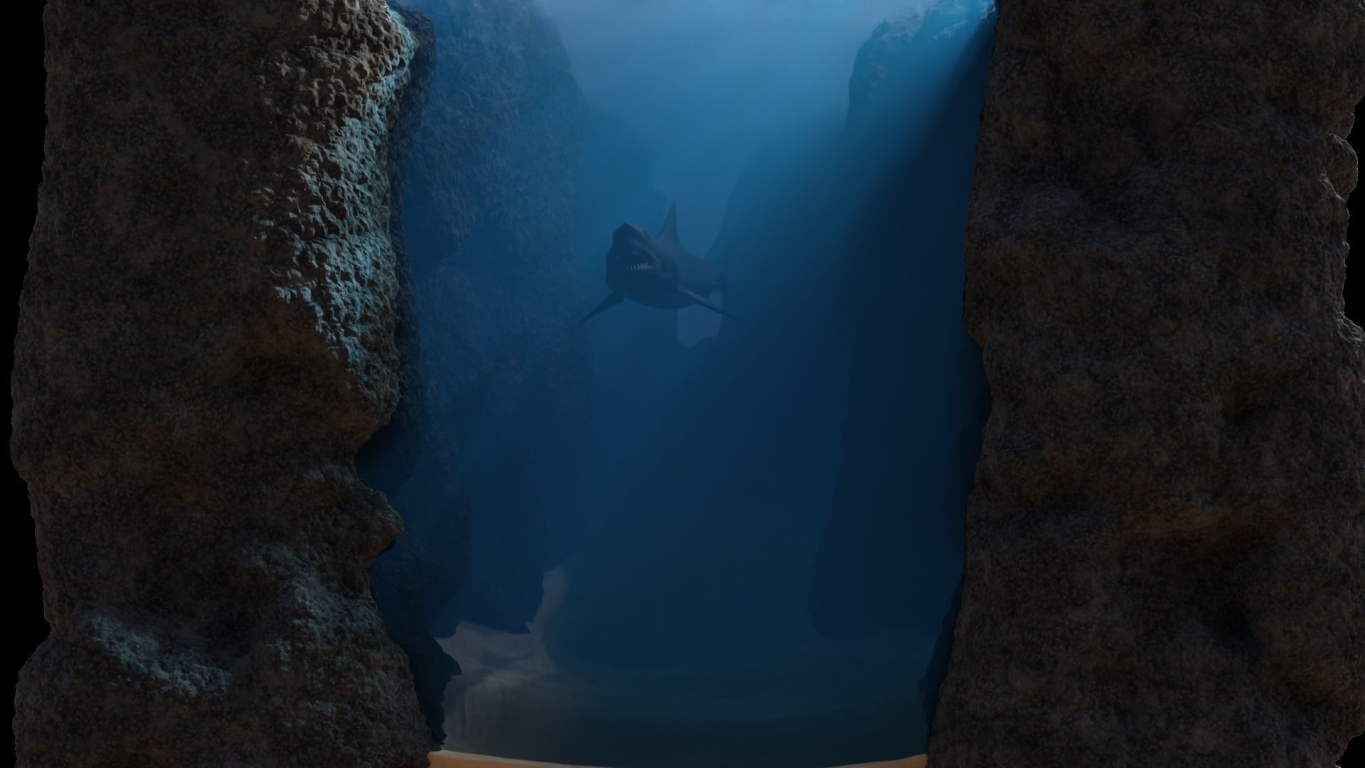 Ocean Trench Environment 3D model_5