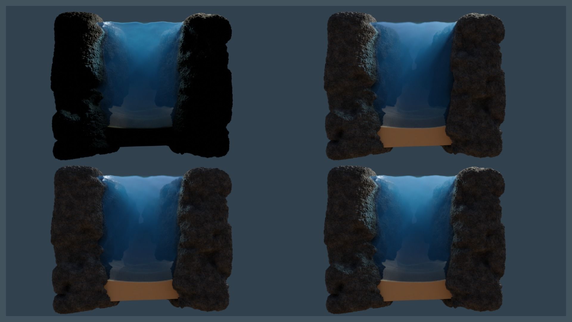 Ocean Trench Environment 3D model_9