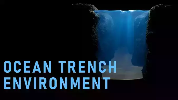Ocean Trench Environment 3D model