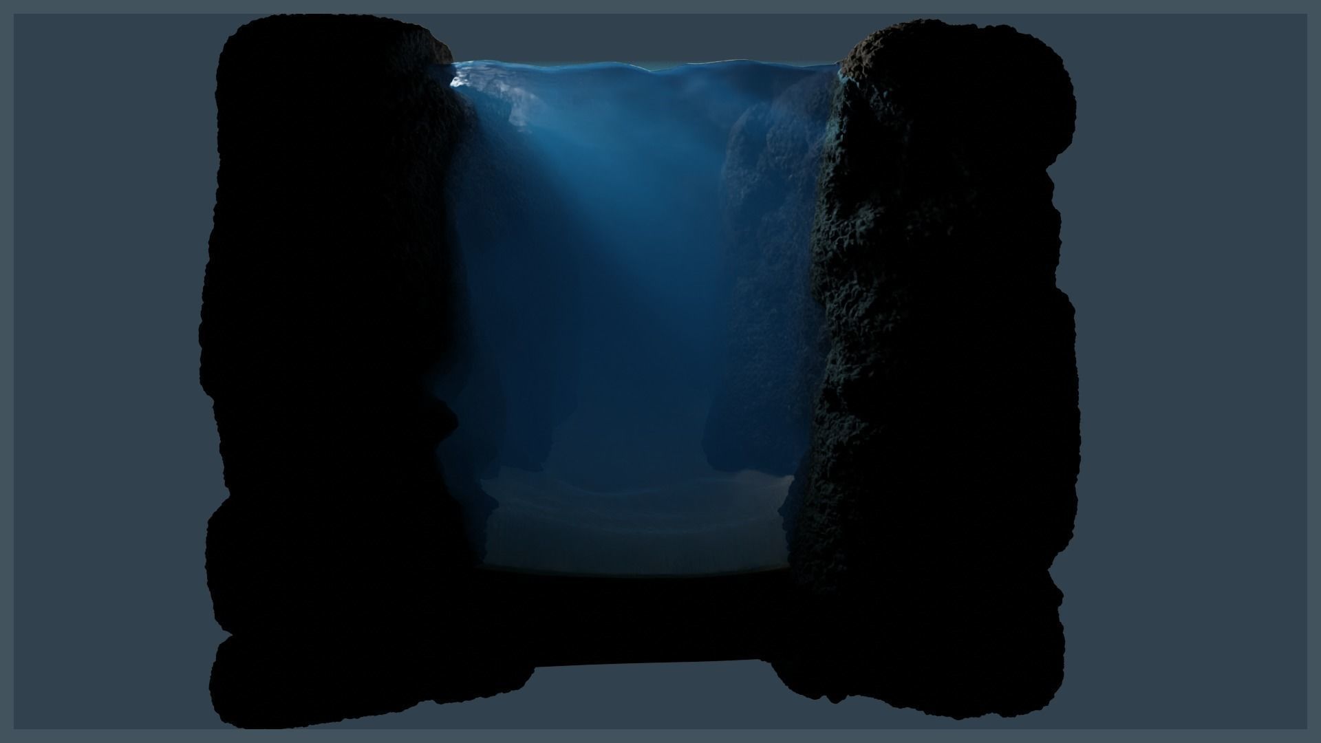 Ocean Trench Environment 3D model_16