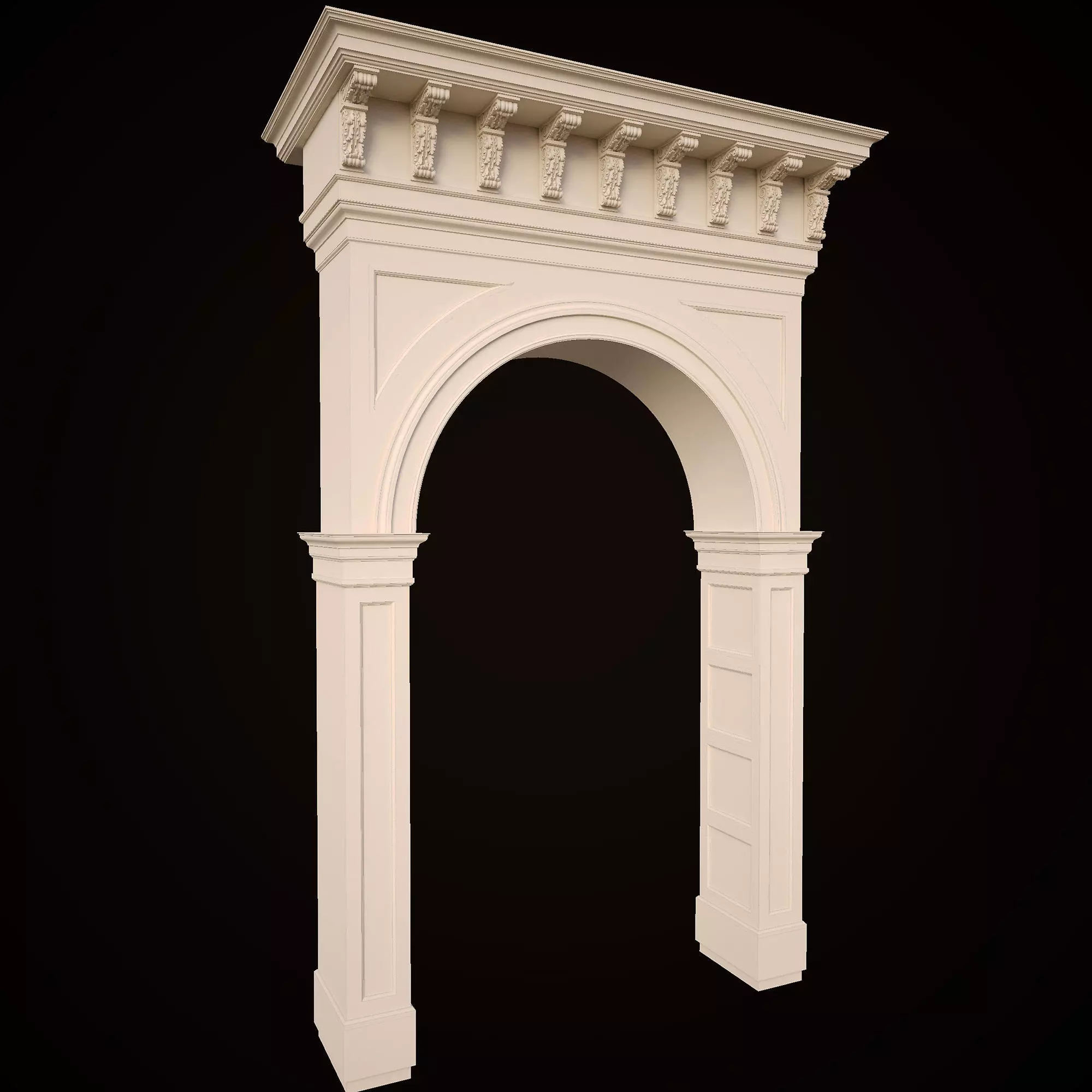 classic arch 3D model_0