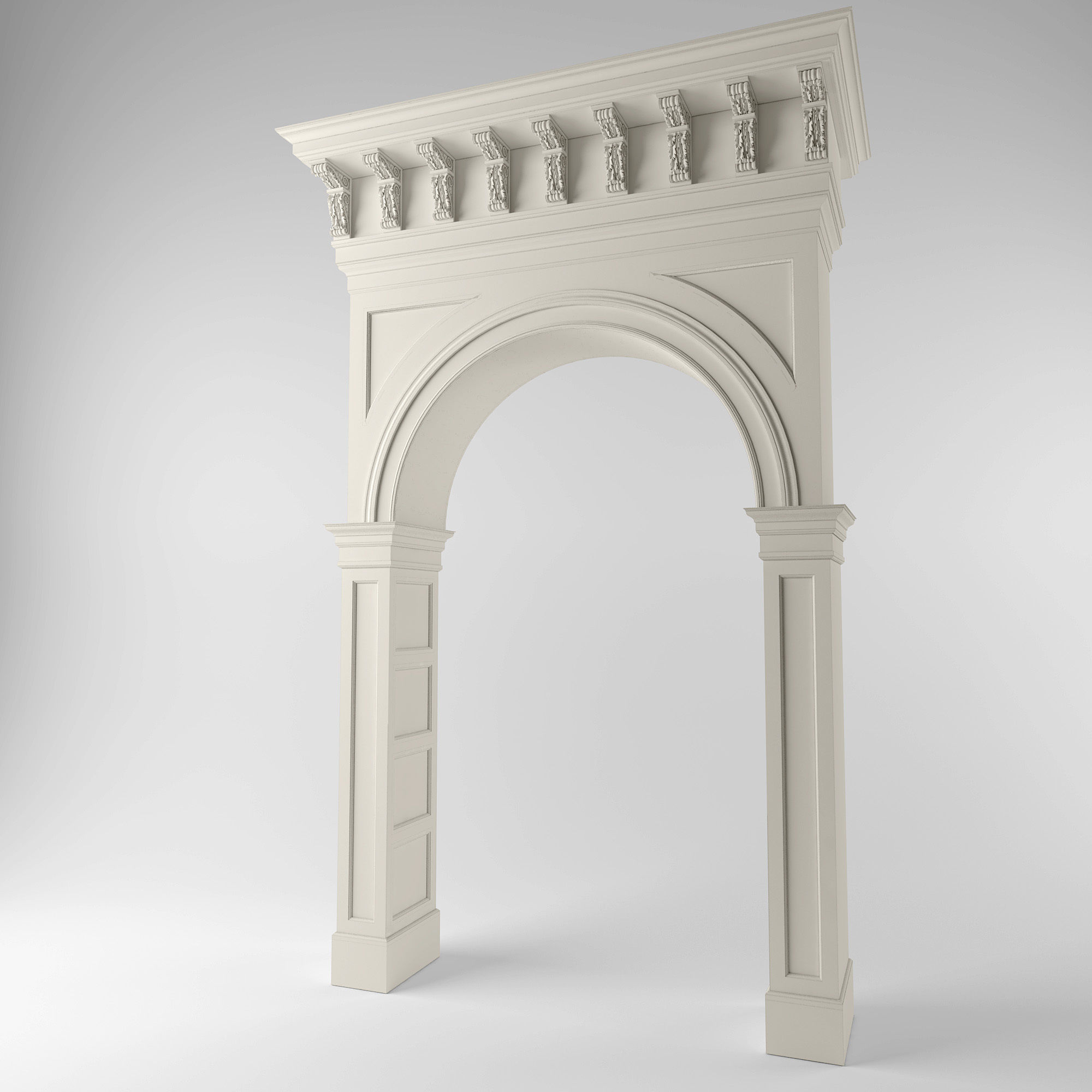 classic arch 3D model_1