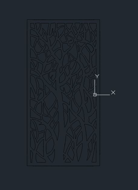 Panel cutting machine CNC router in wood 3D model_4