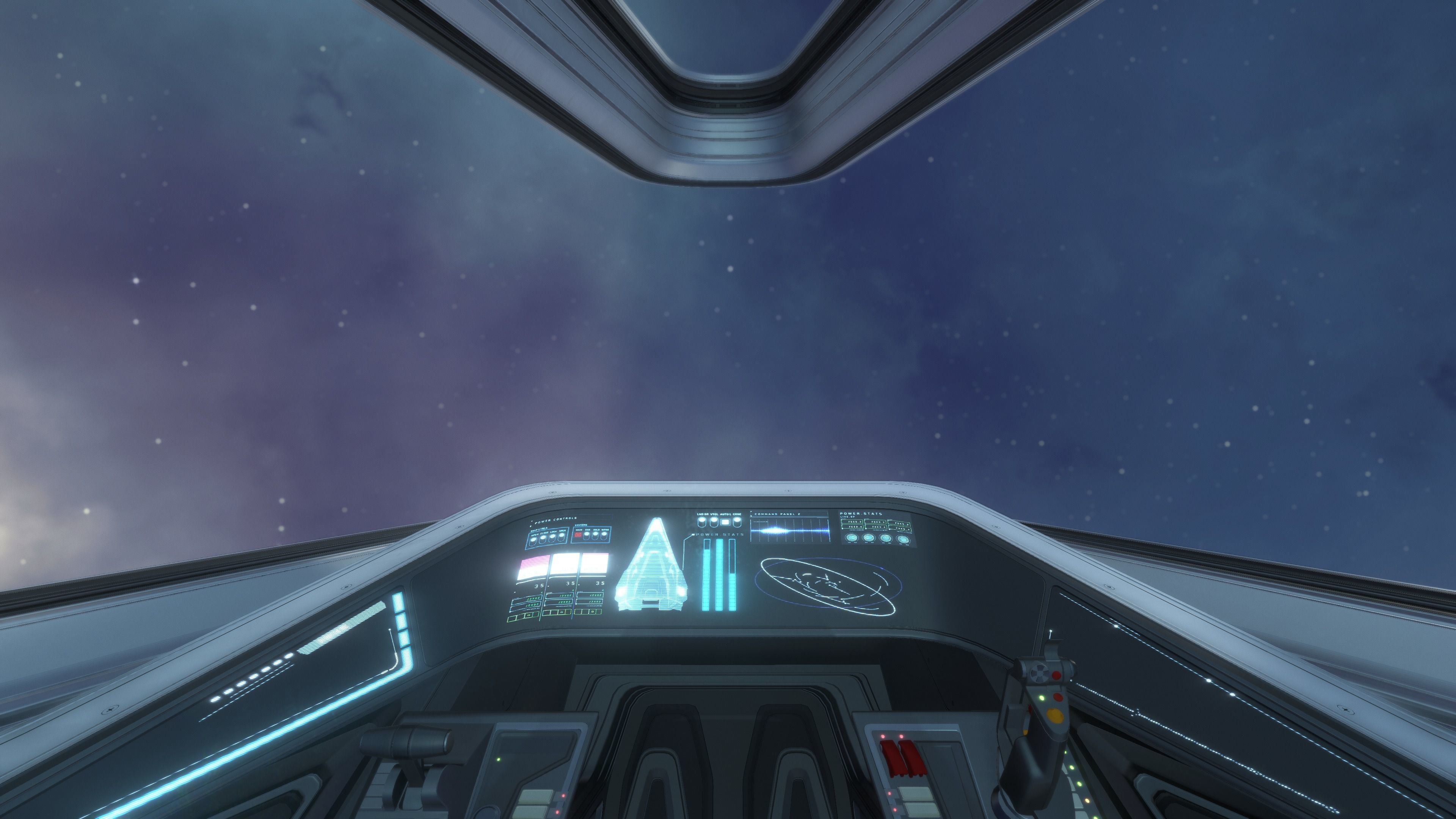 Phobos - Spaceship with Interior Low-poly 3D model_12