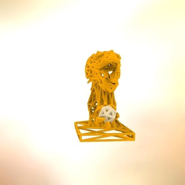 Dragon With Icosahedron 3D print model_13