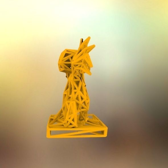 Dragon With Icosahedron 3D print model_25