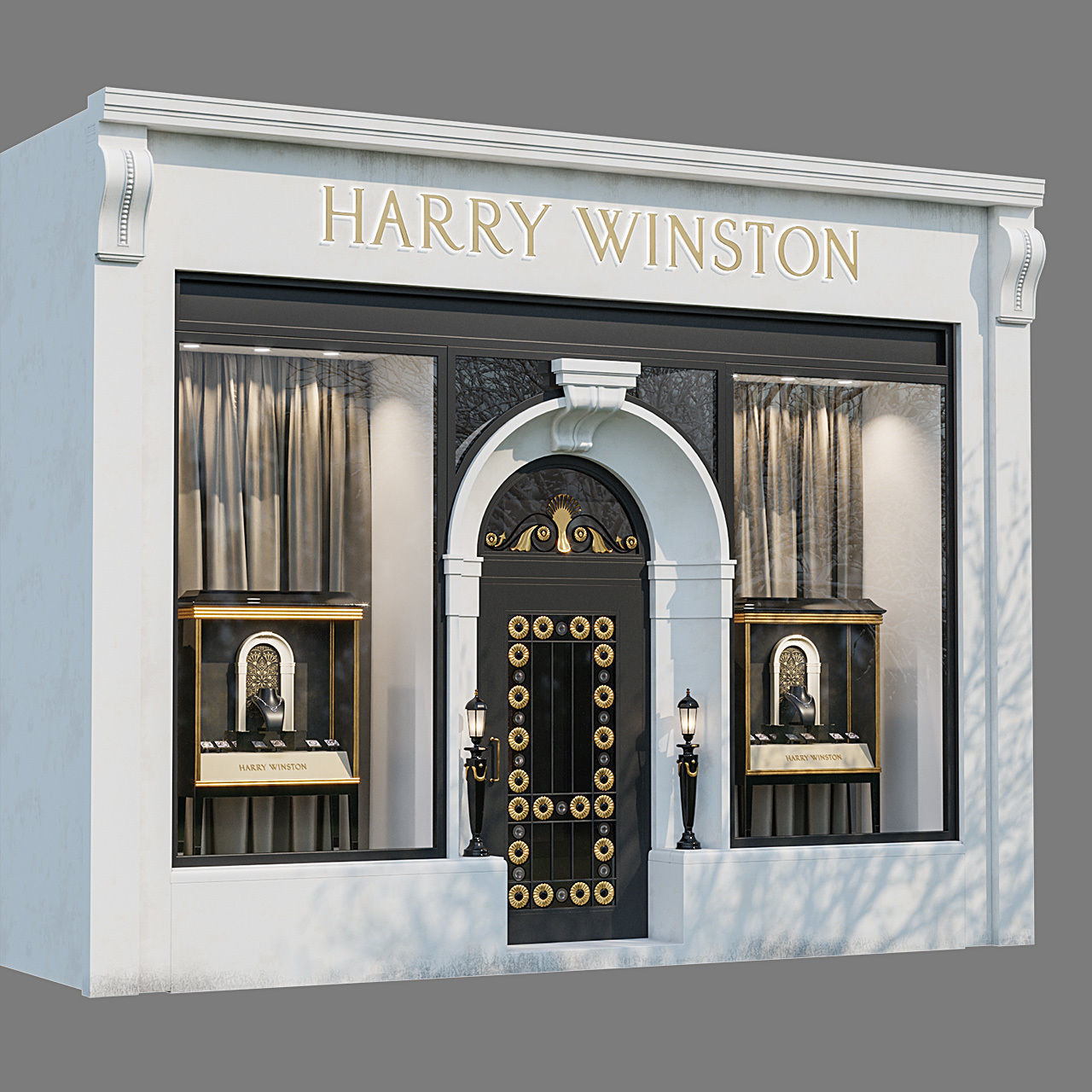 Harry Winston Jewelry  3D model_1