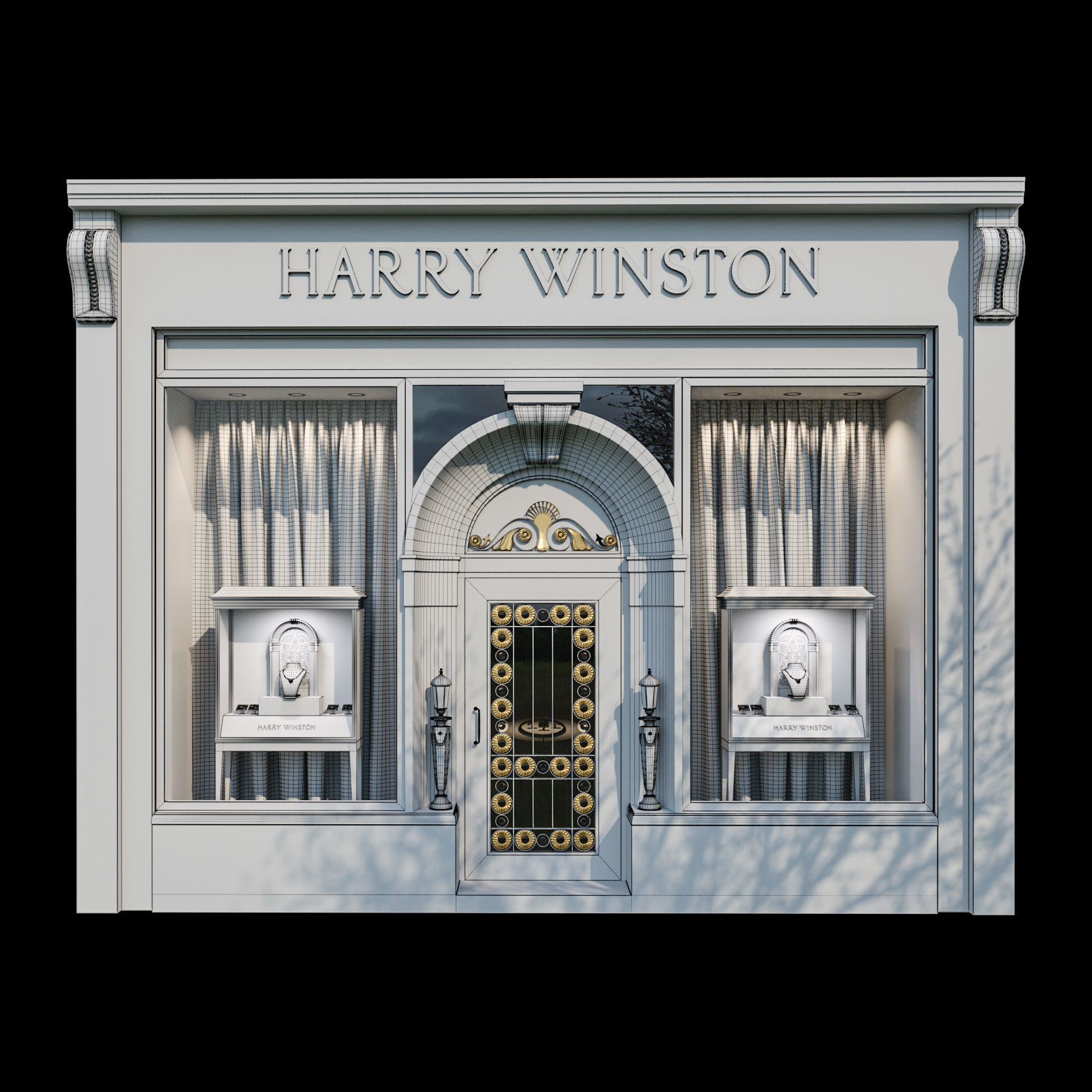 Harry Winston Jewelry  3D model_2