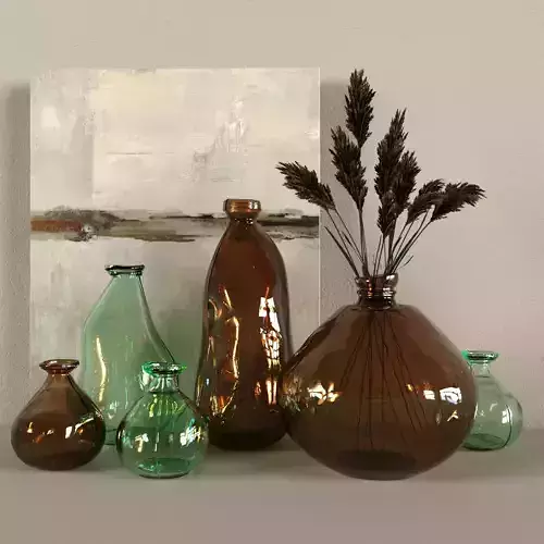 Decorative set BOTTLES ASYMMETRIC FORM ZARA HOME