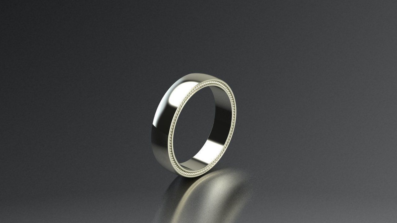David Yurman Streamline Rings in EU Sizes 3D print model_2
