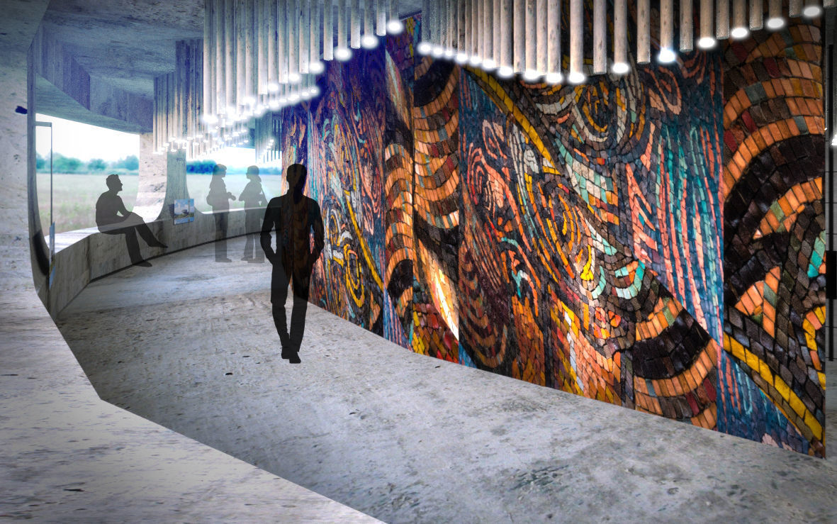 Buzludzha Monument Exterior and Interior Design 3D model_2