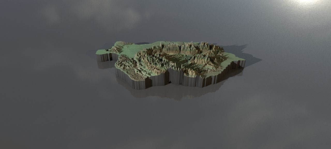 High-resolution heightmaps and geometry for Romania Texture_1