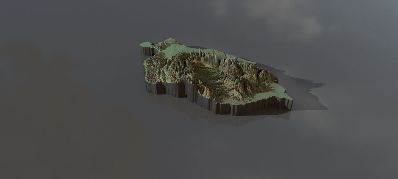 High-resolution heightmaps and geometry for Romania Texture_2