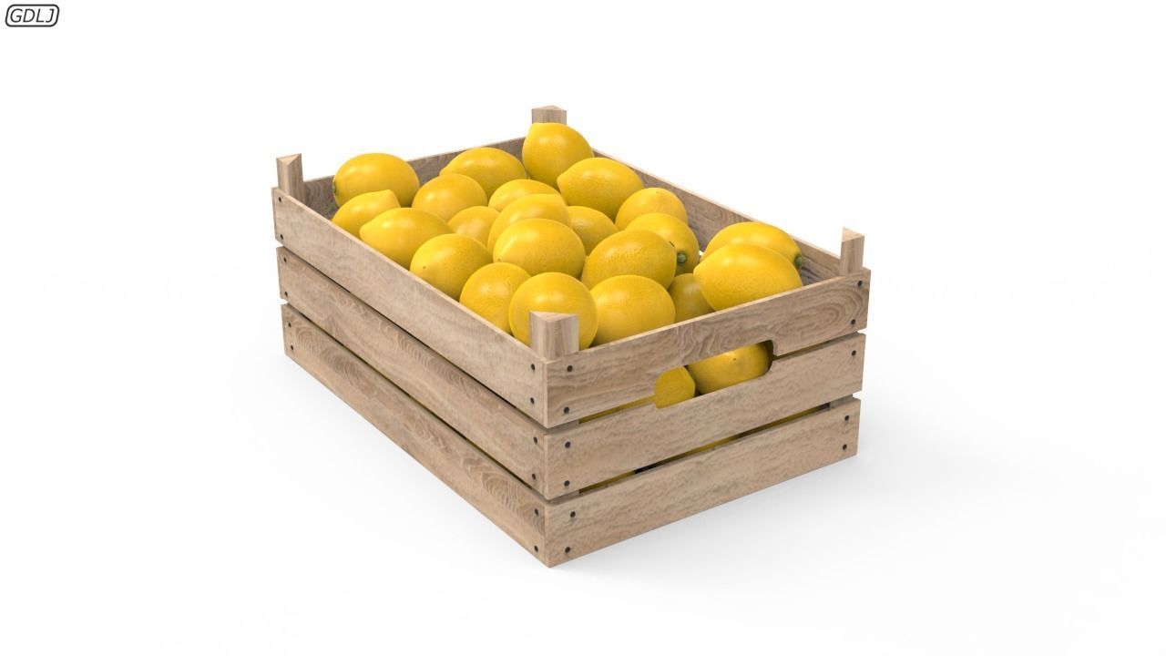 Lemon Box 3D model_3