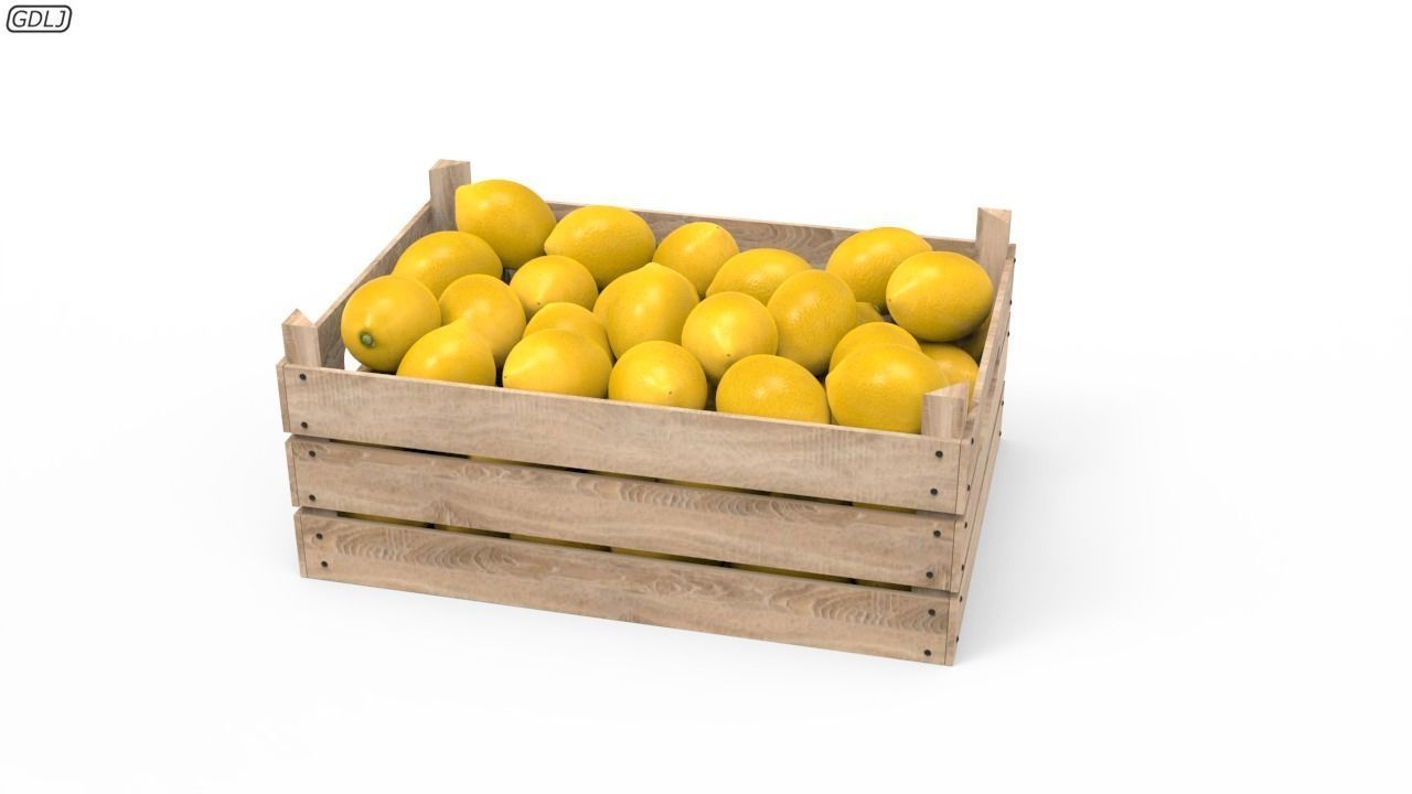 Lemon Box 3D model_1