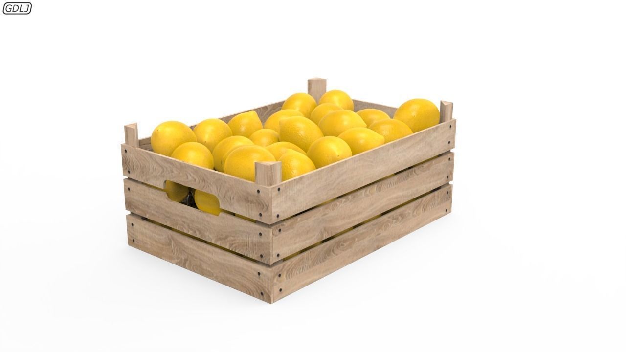 Lemon Box 3D model_2