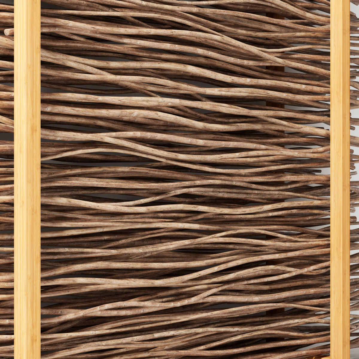 Firewood branch frame decor n2 3D model_3