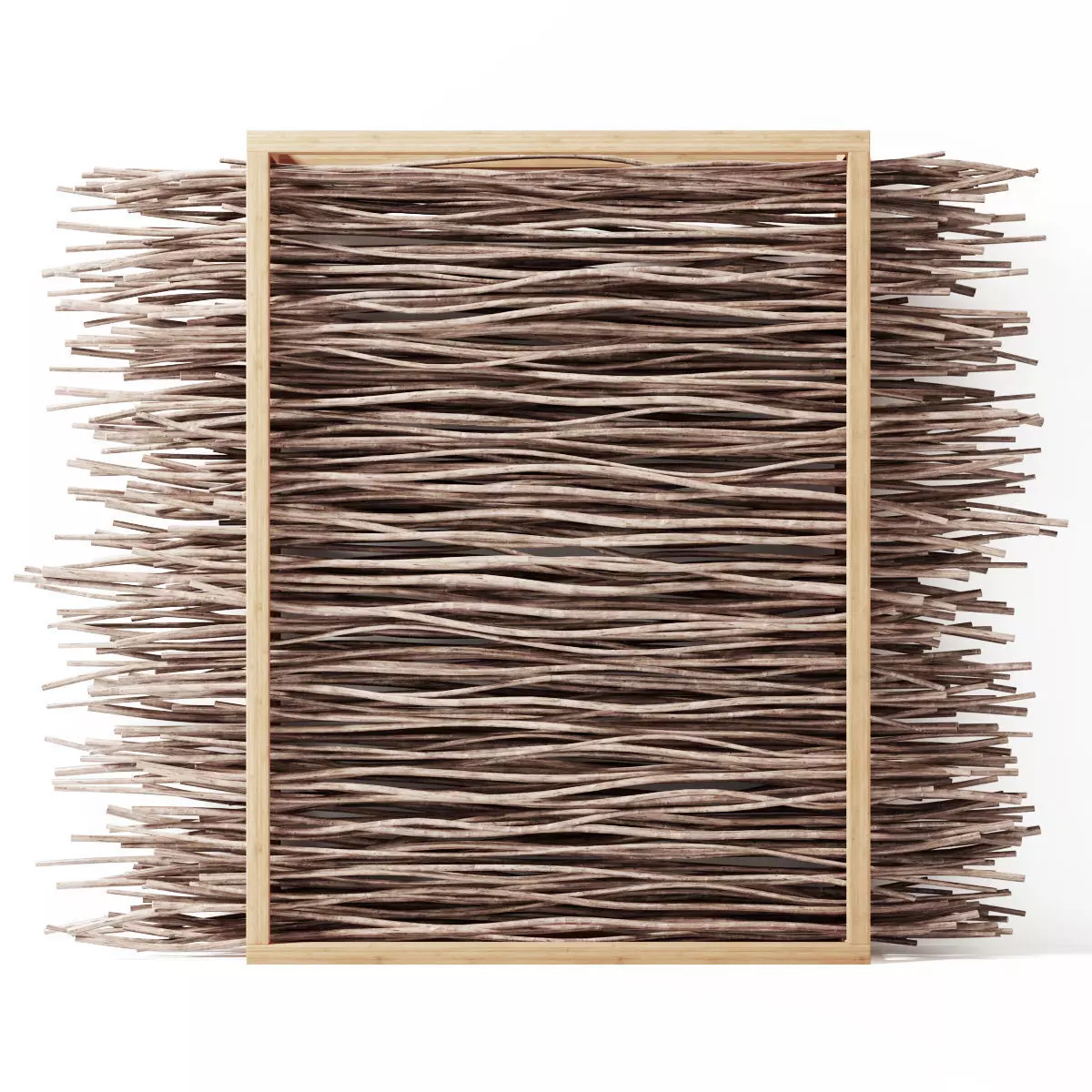 Firewood branch frame decor n2 3D model_0