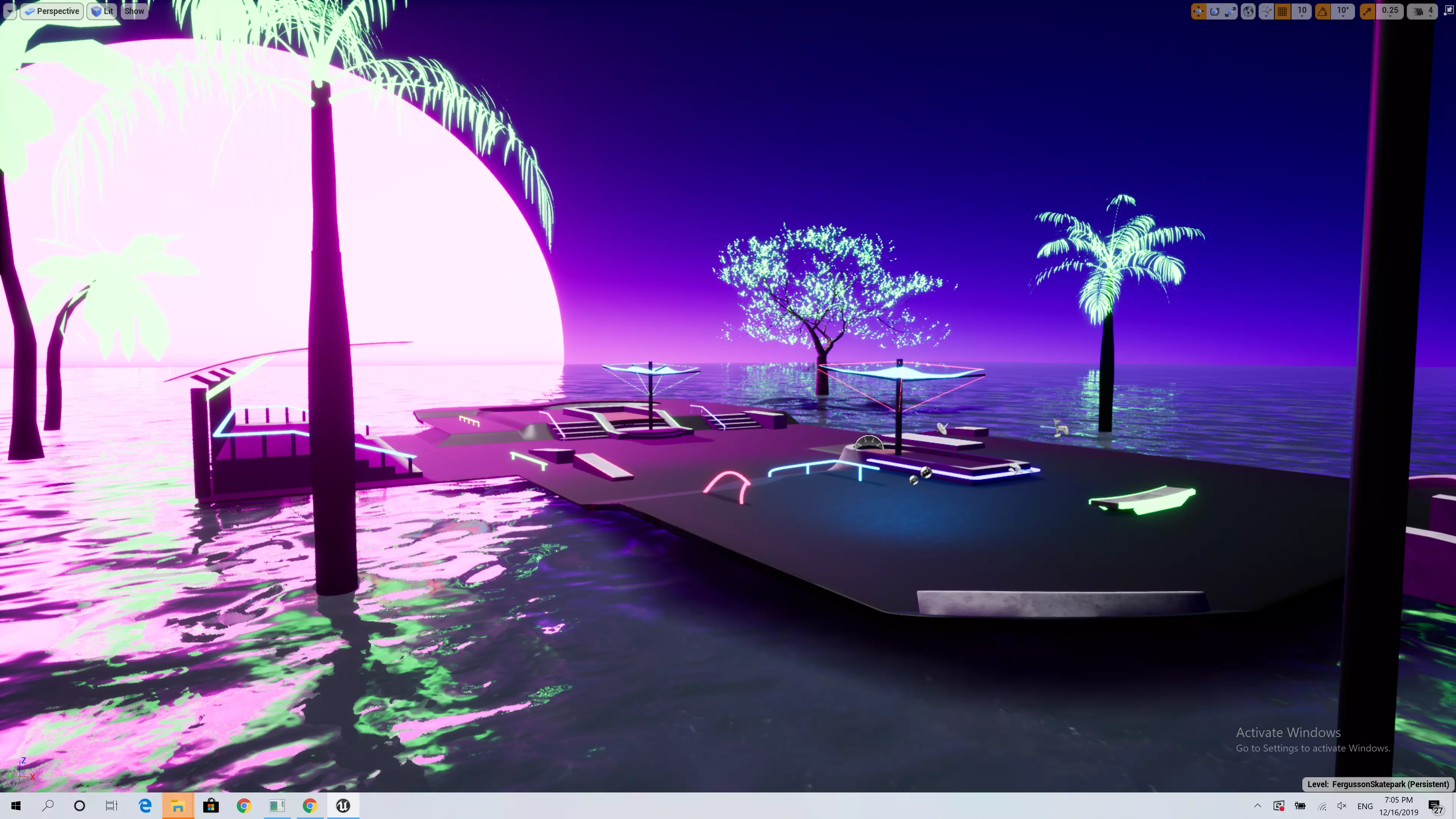 Fergusson Skatepark 3D model_0