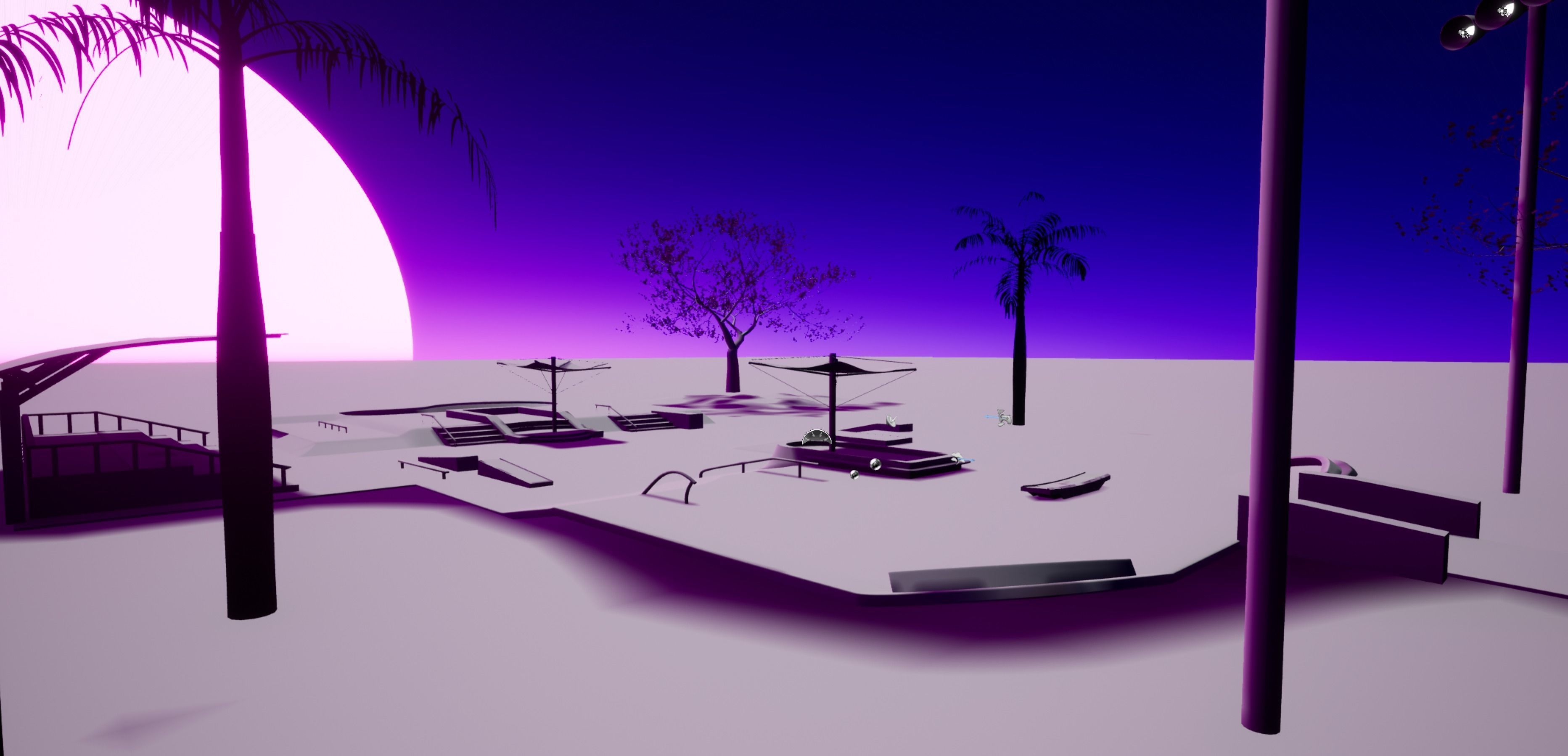 Fergusson Skatepark 3D model_2