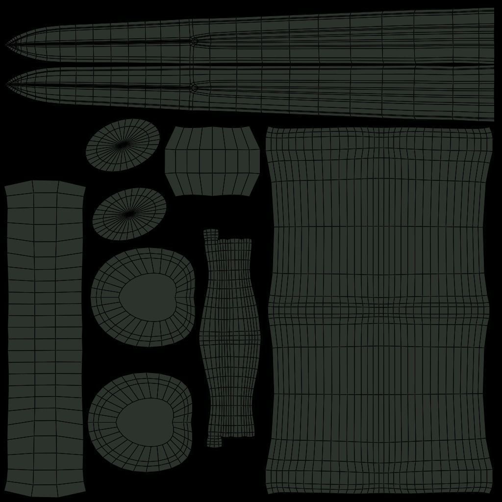 steel sword  3D model_26