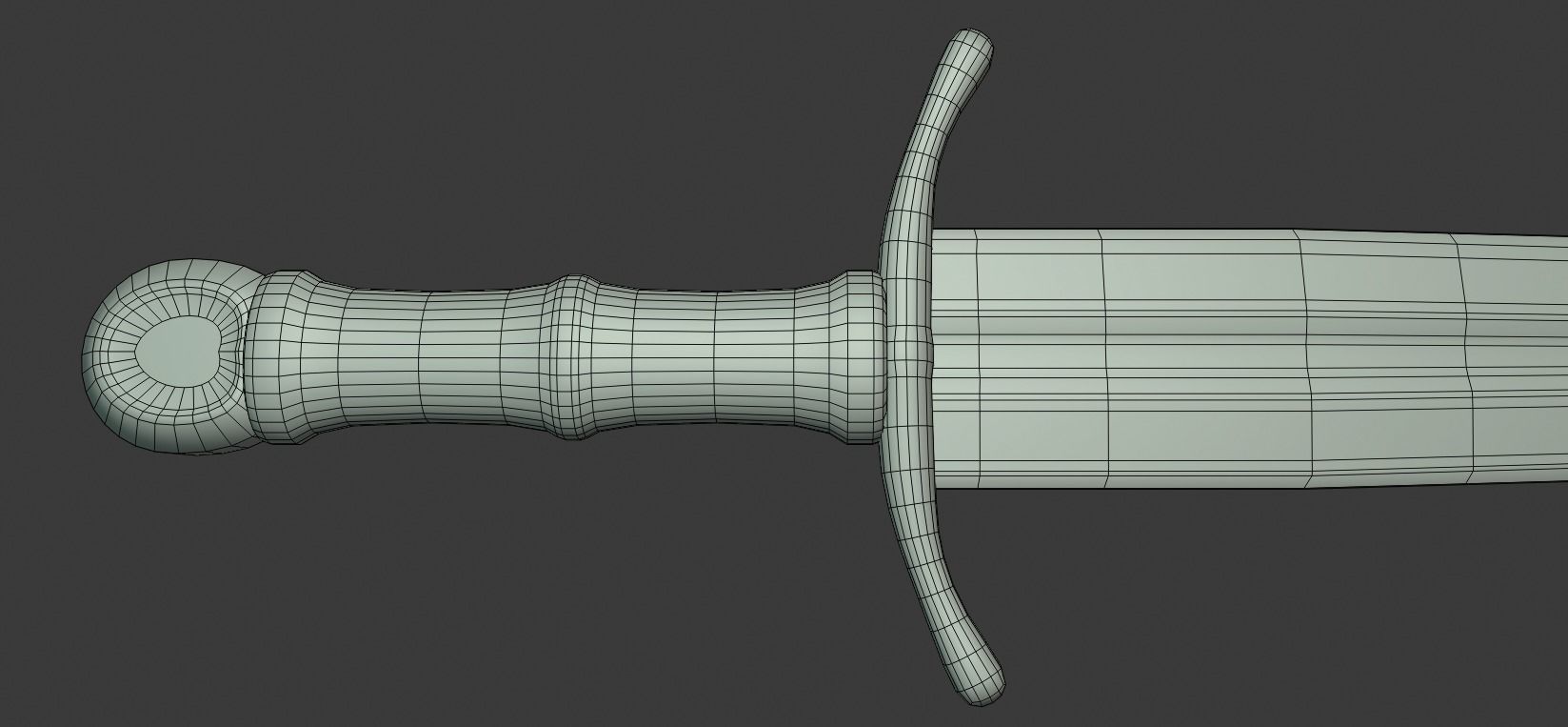 steel sword  3D model_22