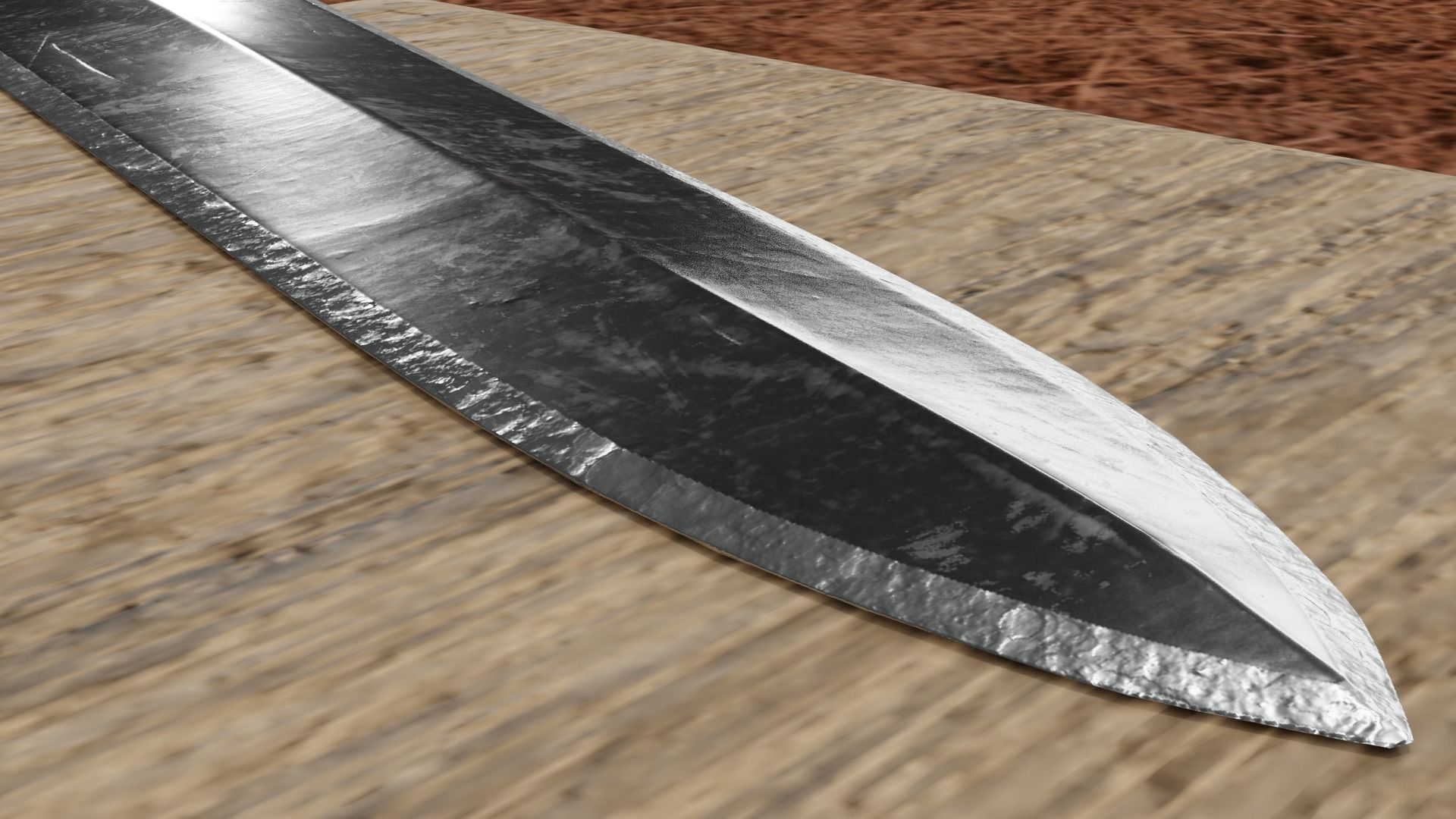 steel sword  3D model_18
