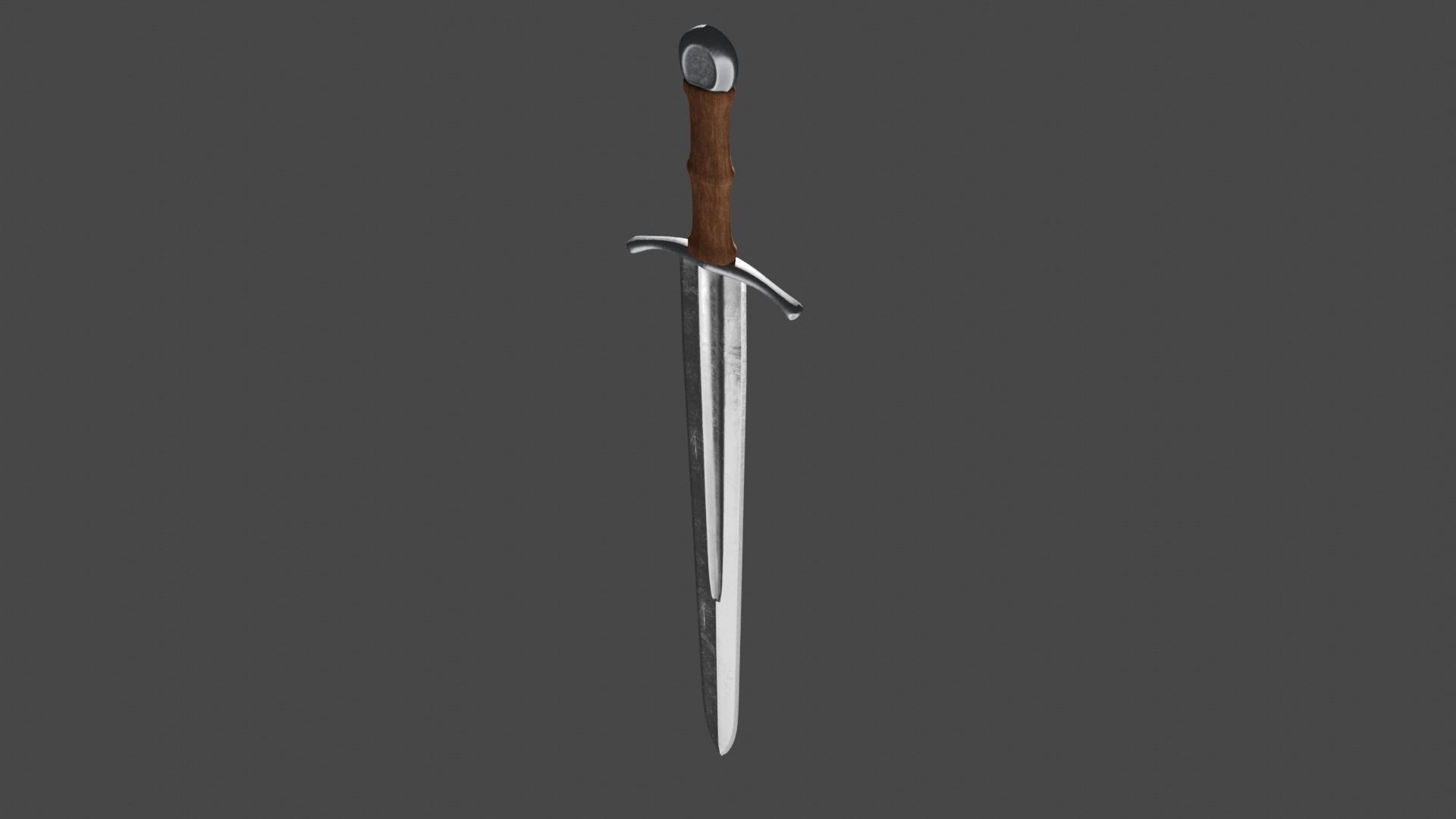 steel sword  3D model_8
