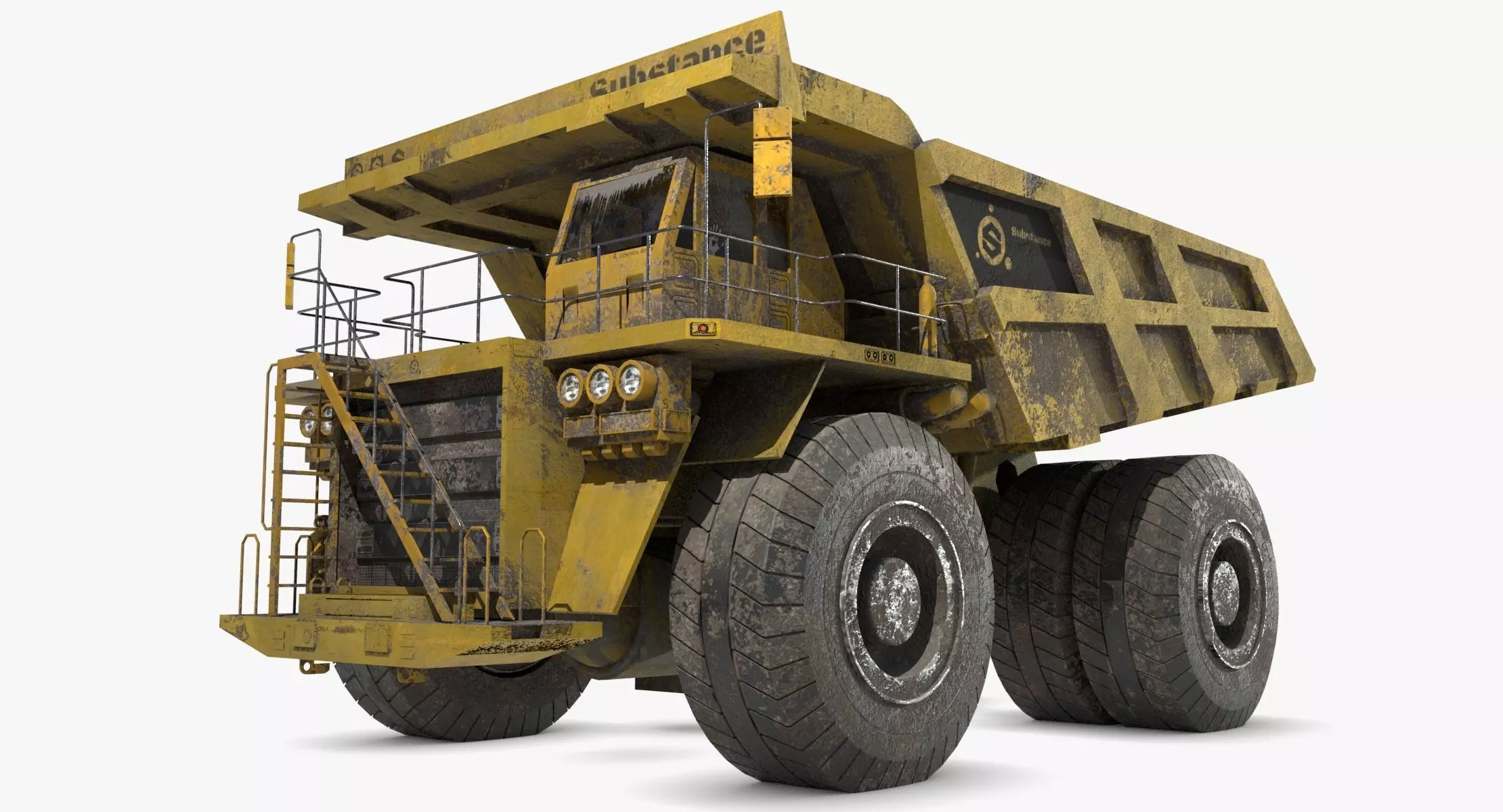 Generic Dump Truck Low-poly 3D model