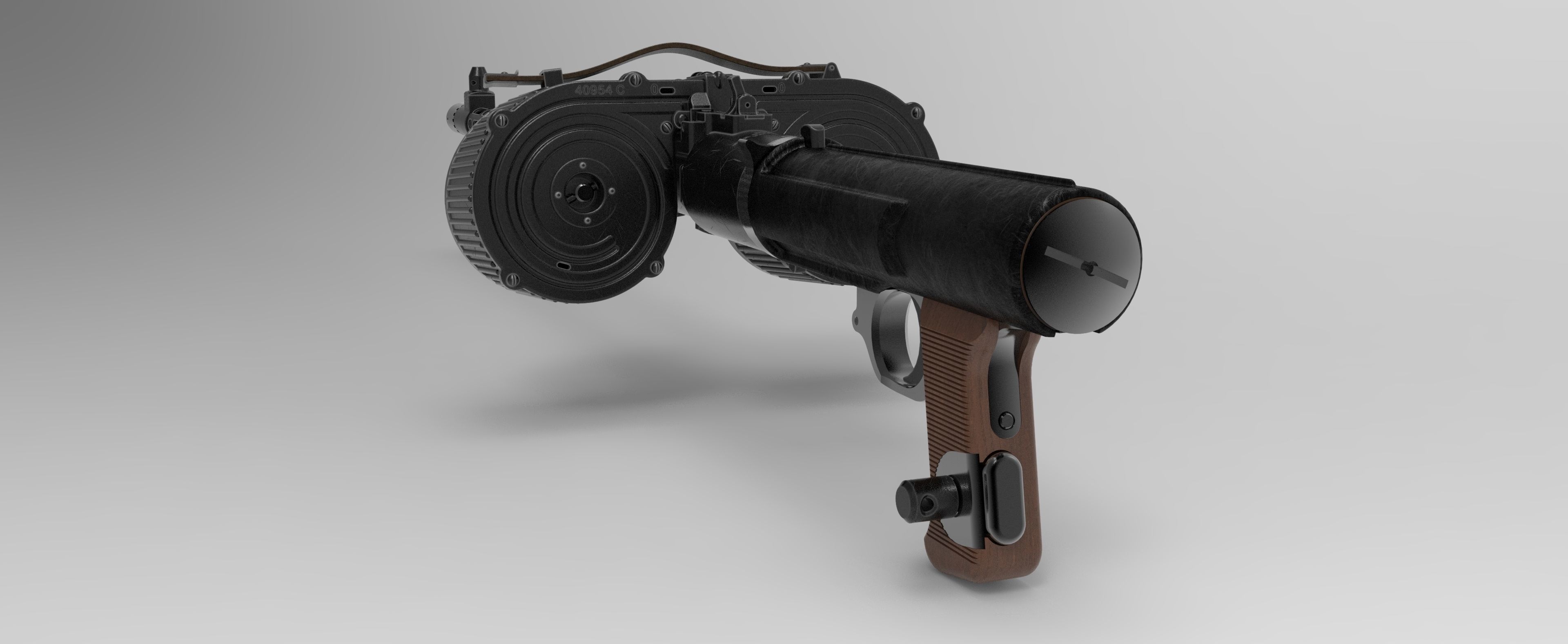 MG15 Machine Gun 3D model_4