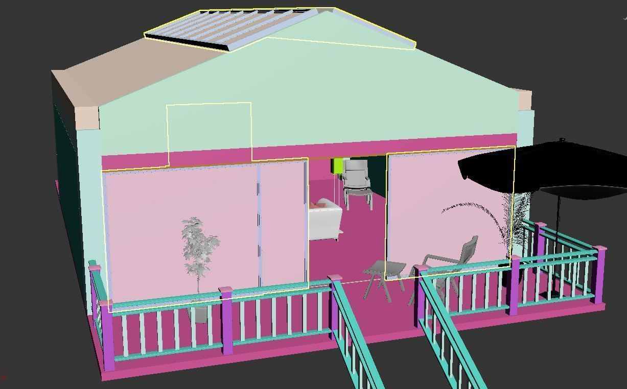 vila   praeto 3D model_1