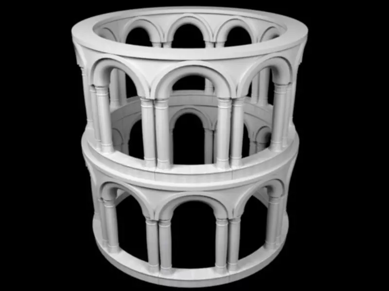 antik kent 3D model