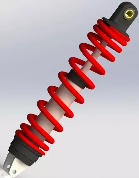 YSS Pro Z Shock Absorber 3D model