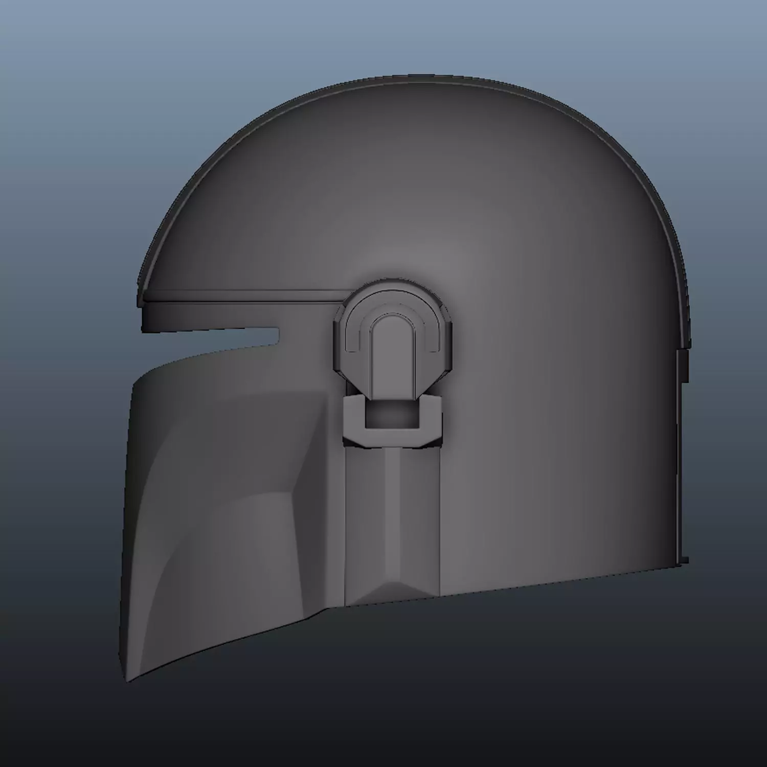 Mandalorian Helmet 3D print model_0