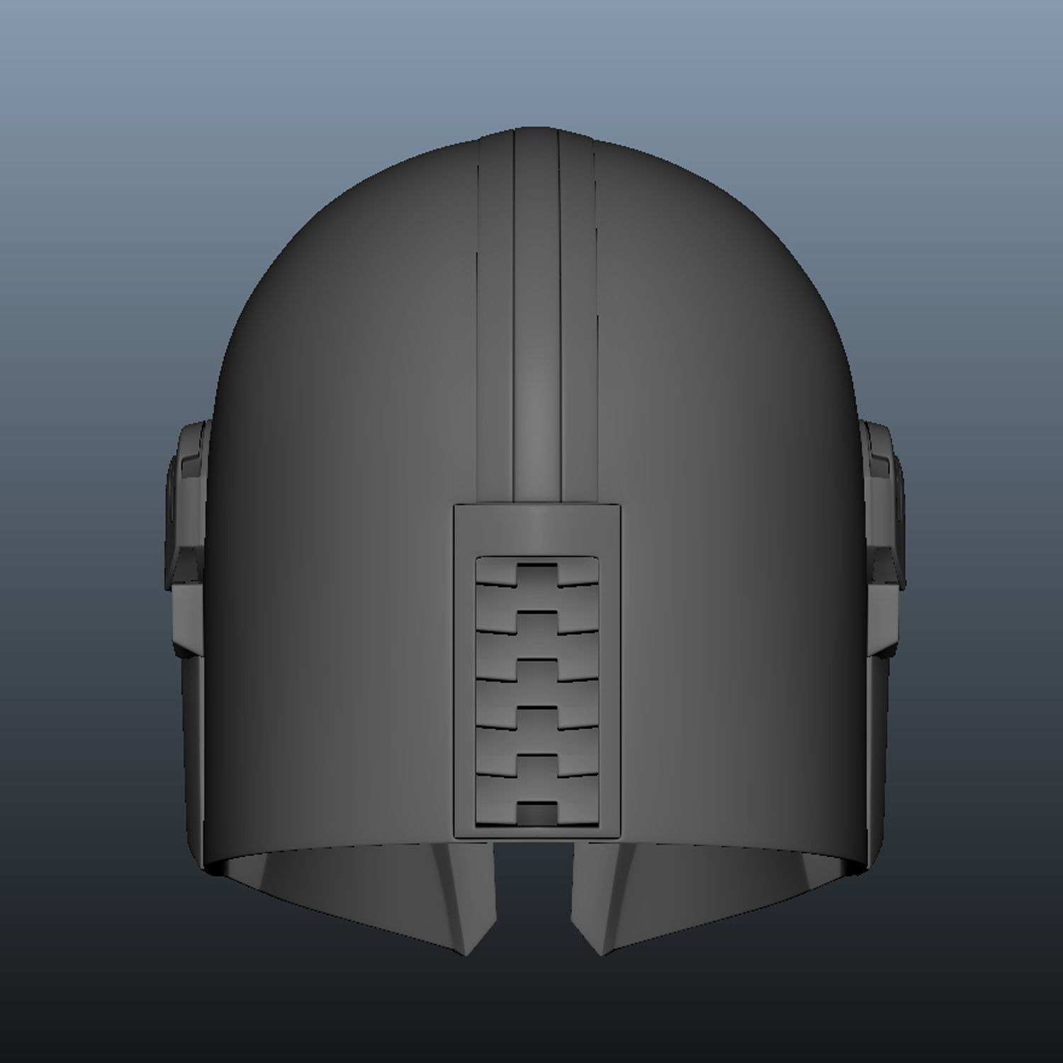 Mandalorian Helmet 3D print model_8