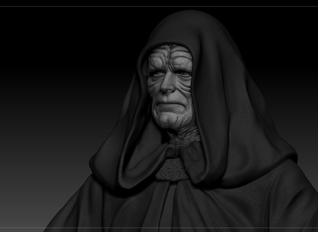 Ian McDiarmid - Palpatine - Darth Sidious - Star Wars 3D print model_3