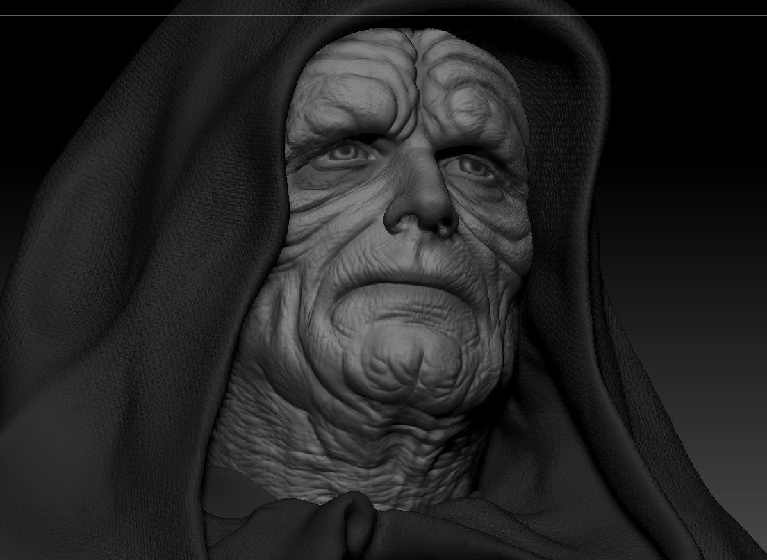 Ian McDiarmid - Palpatine - Darth Sidious - Star Wars 3D print model_7