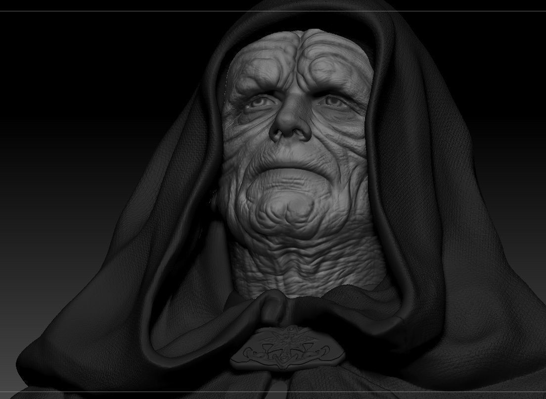 Ian McDiarmid - Palpatine - Darth Sidious - Star Wars 3D print model_15
